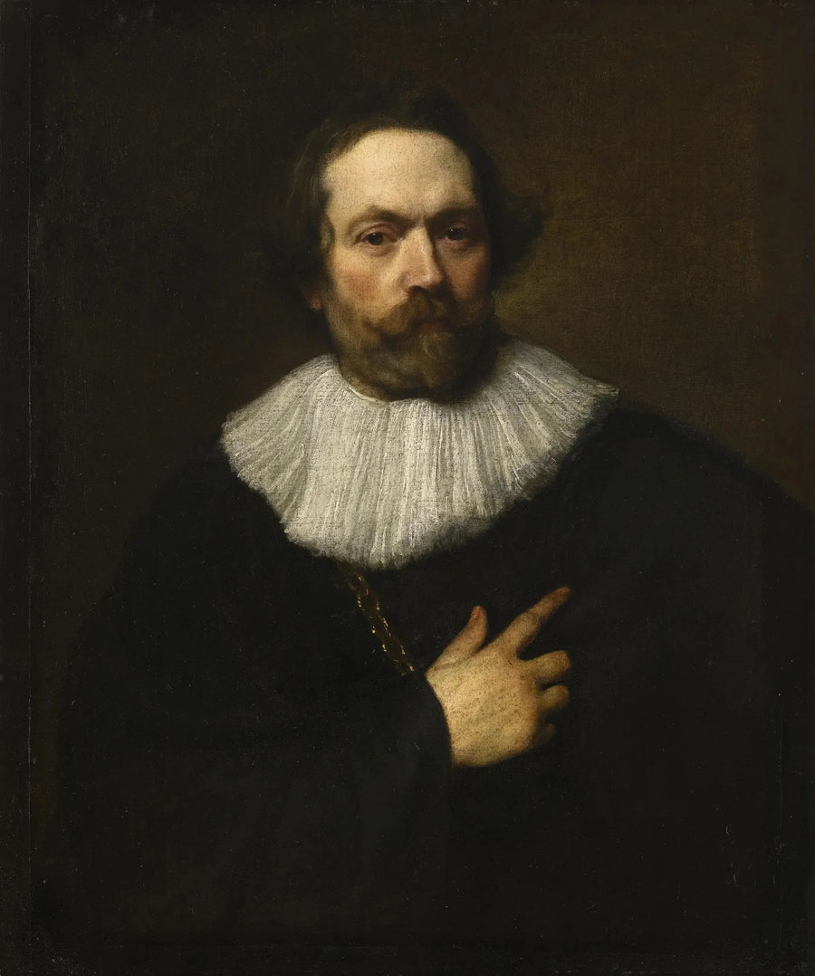 Miehen muotokuva parralla - Antoine van Dyck