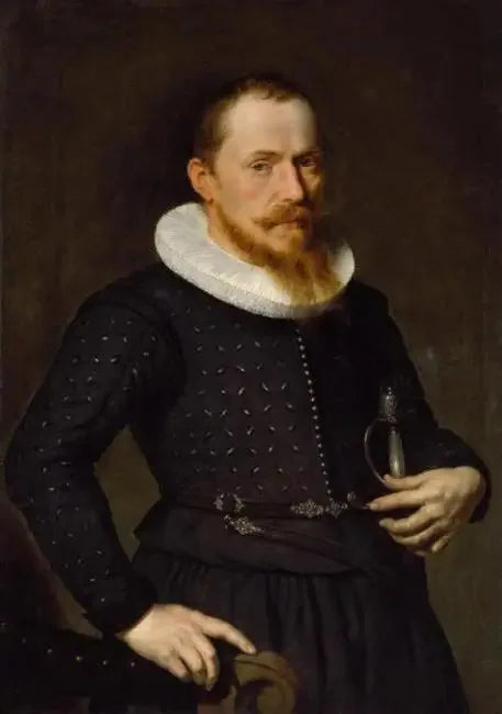 Miehen muotokuva miekan kanssa - Peter Paul Rubens