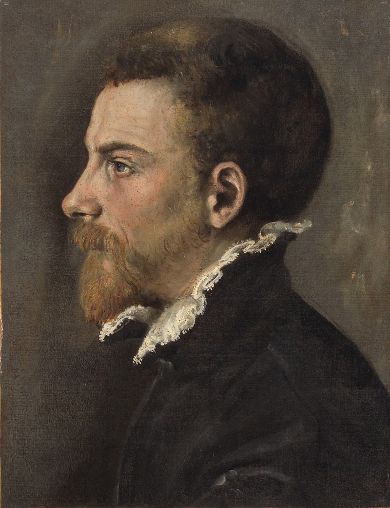 Barbainen miehen profiilikuva - Annibale Carracci