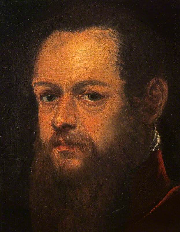 Barbahtavan miehen muotokuva - Jacopo Tintoretto