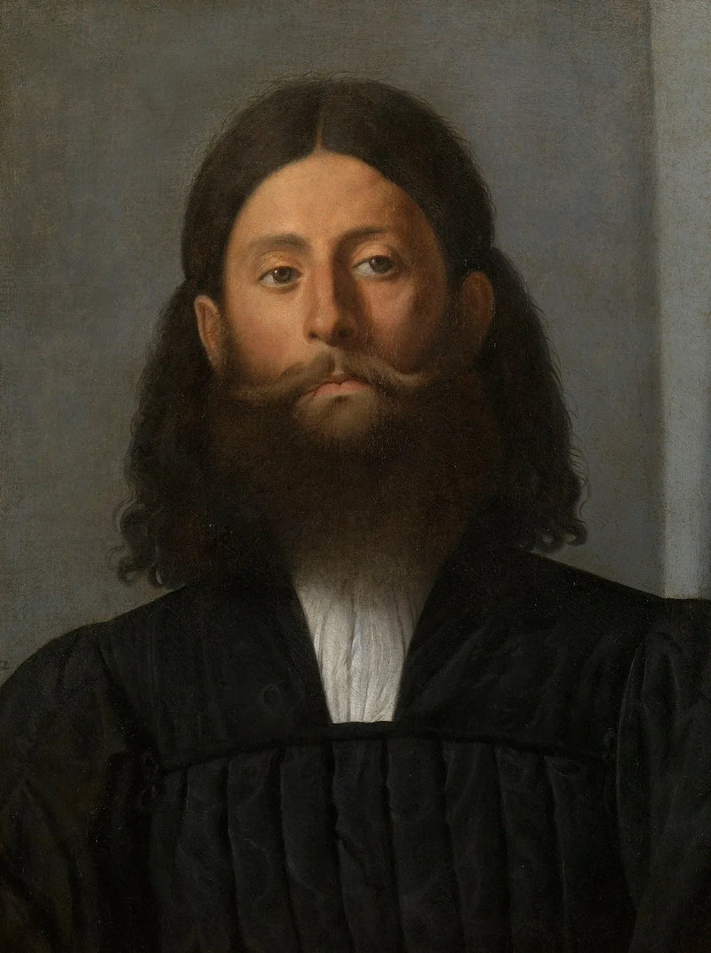 Partaista miehen muotokuva - Lorenzo Lotto