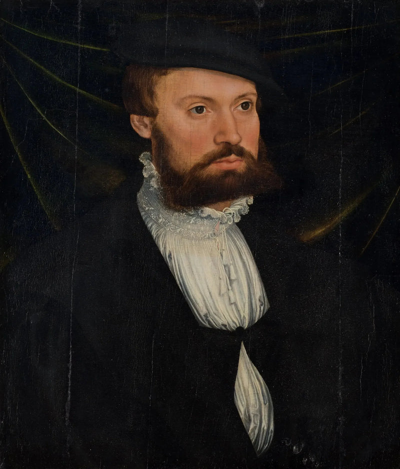 Partalainen miehestä parrassa - Lucas Cranach vanhempi