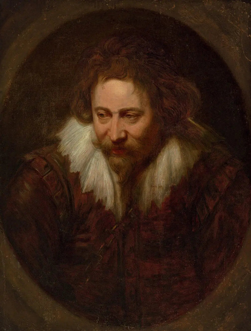 Muotokuva miehestä, joka tunnetaan perinteisesti nimellä Pierre Paul Rubens - Antoine van Dyck