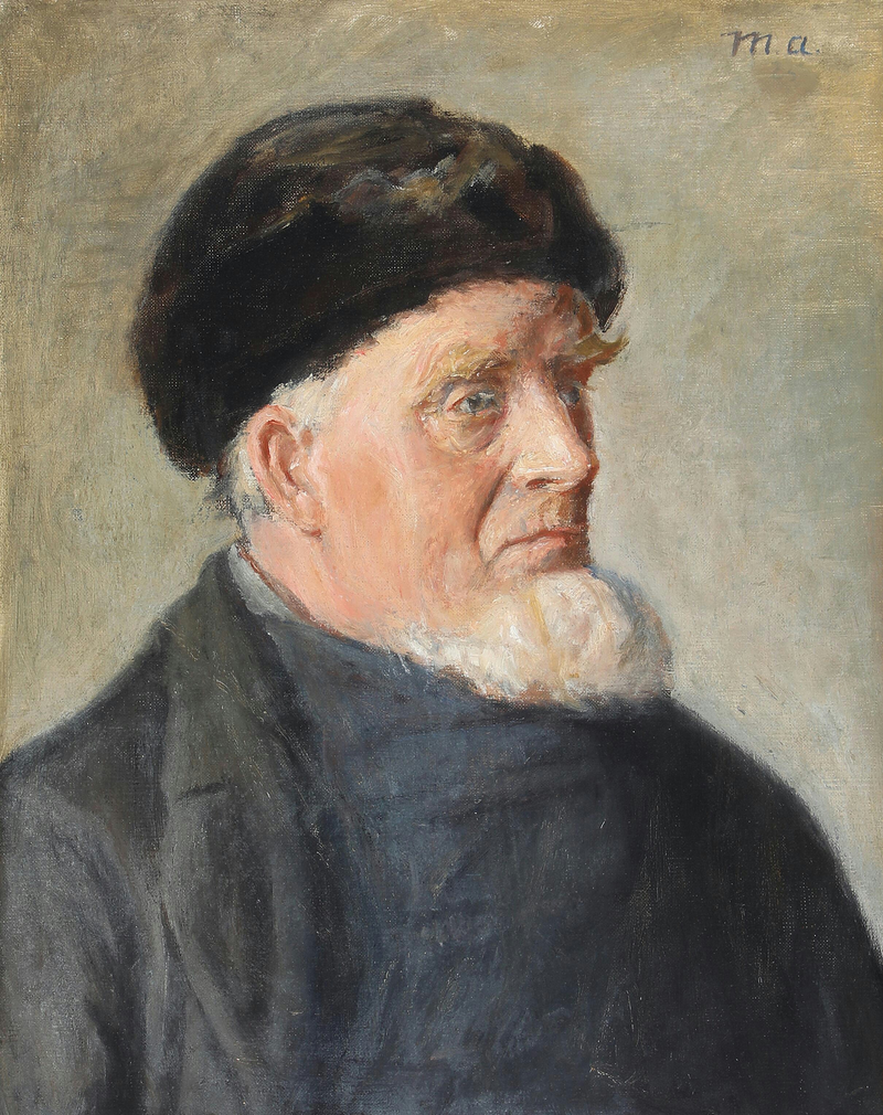Skagenin miehen muotokuva. -Michael Peter Ancher