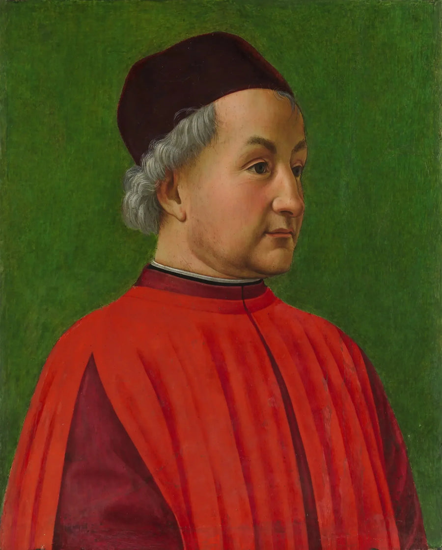 Miehen muotokuva - Domenico Ghirlandaio