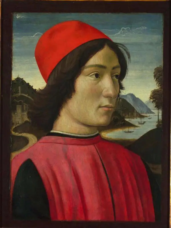 Miehen muotokuva - Domenico Ghirlandaio