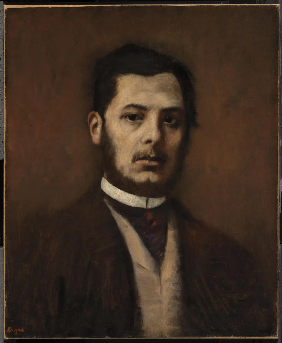 Miehen muotokuva - Edgar Degas