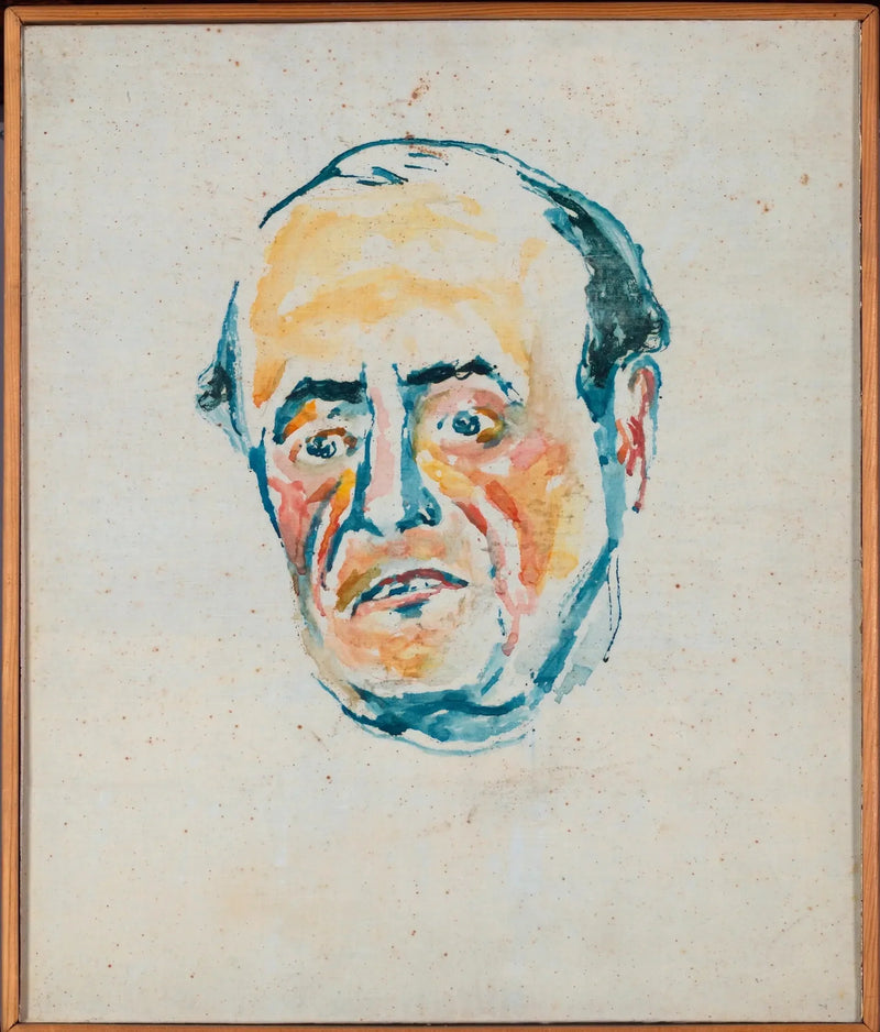 Miehen muotokuva - Edvard Munch