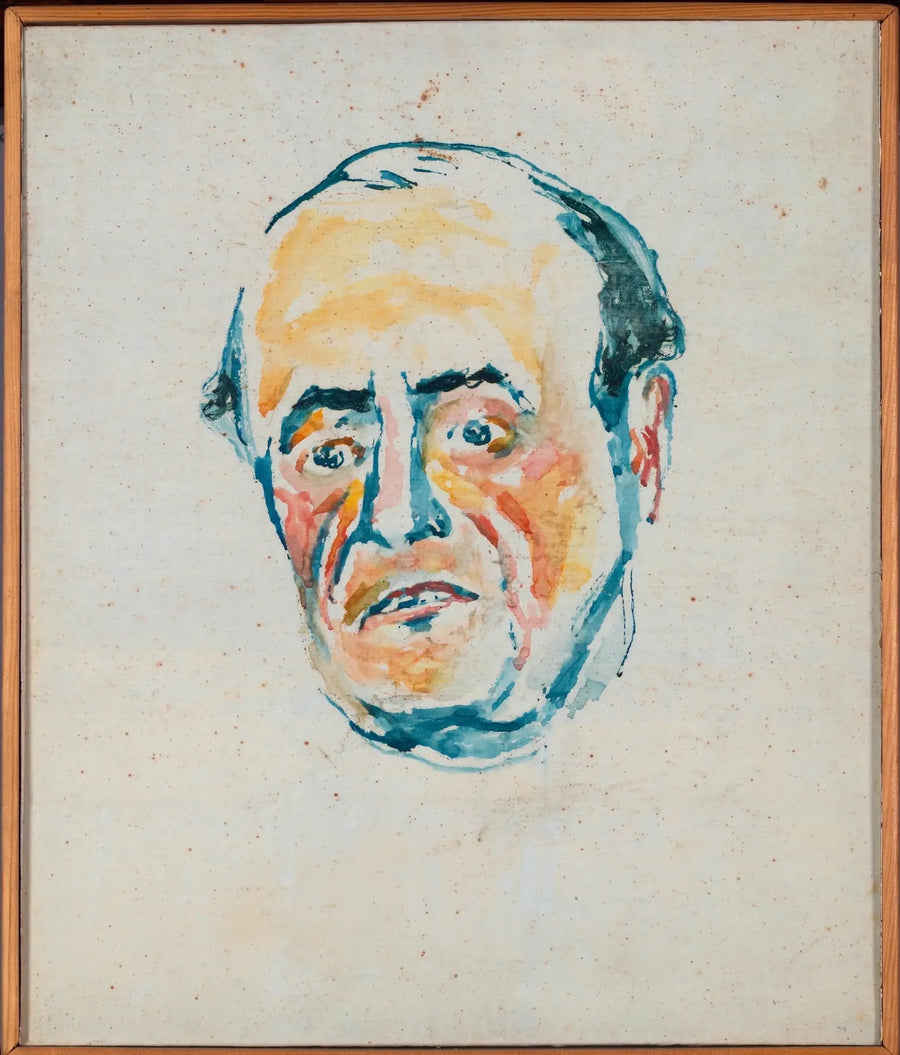 Miehen muotokuva - Edvard Munch
