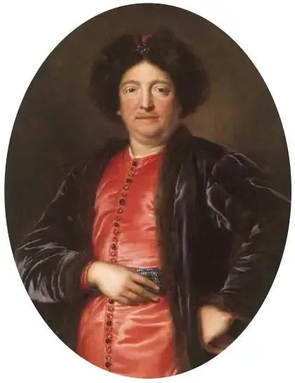 Polkkokuvan mies puvussa, erittäin todennäköisesti Jean II Casimir Vasa, Puolan kuningas