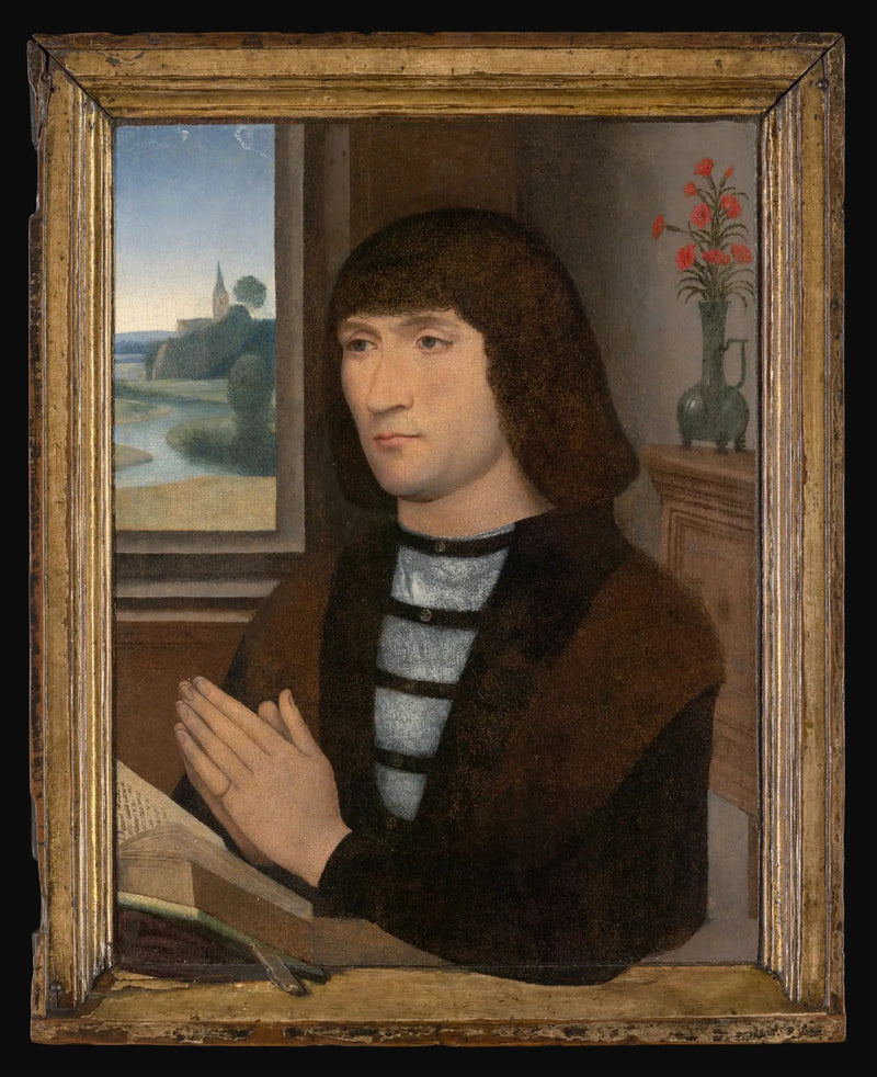Miehen muotokuva rukoussa - Hans Memling