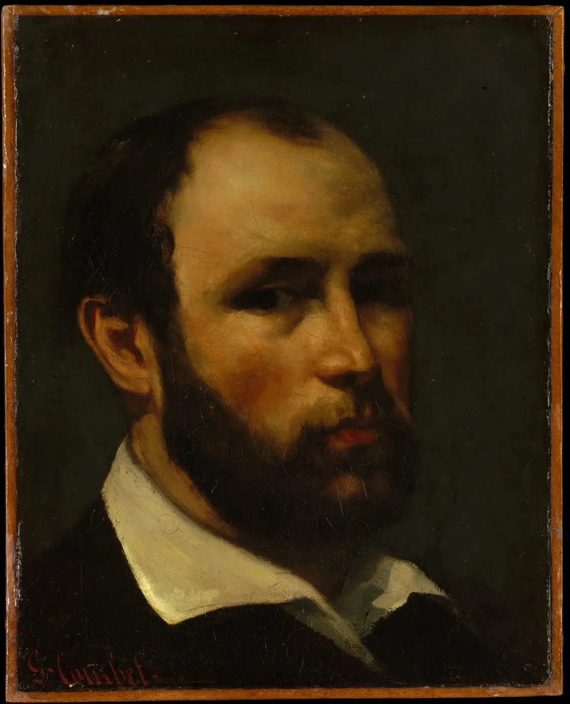 Miehen muotokuva - Gustave Courbet
