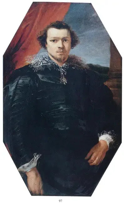 Tuntemattoman miehen muotokuva, aiemmin nimeltä Jasper de Charles de Nieuwenhove - Antoine van Dyck
