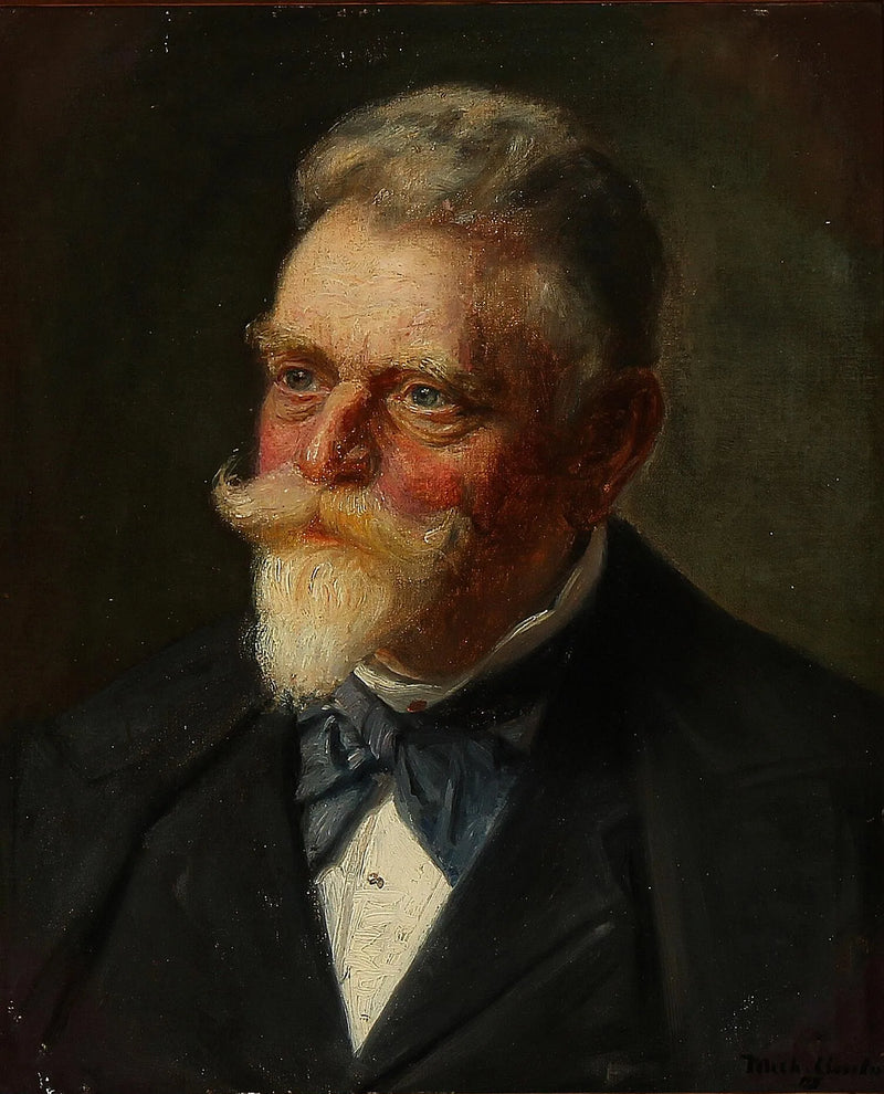Miehen muotokuva. -Michael Peter Ancher