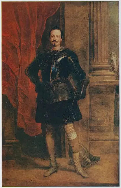 Miehen muotokuva, ehkä Filippo van Spinola - Antoine van Dyck