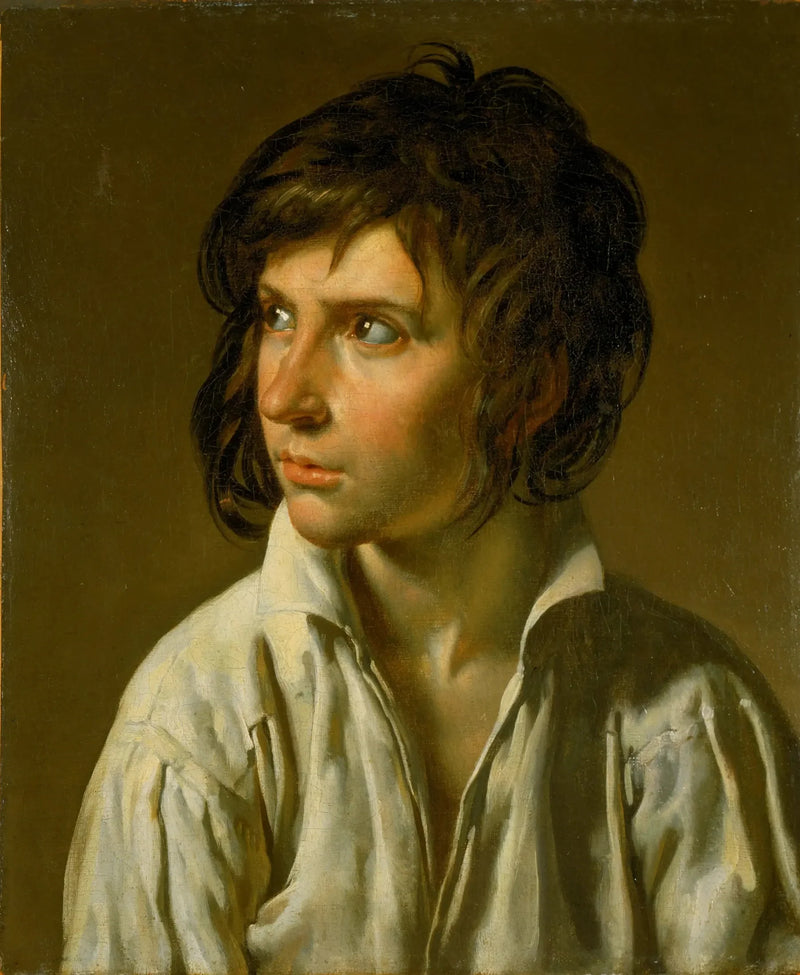 Nuoren miehen muotokuva - Anne-Louis Girodet