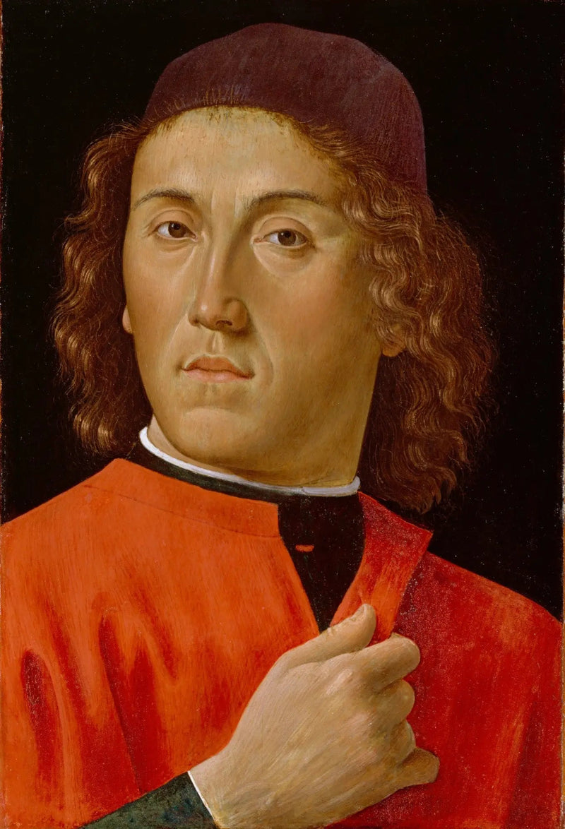 Nuoren miehen muotokuva - Domenico Ghirlandaio