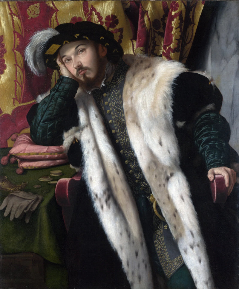 Nuoren miehen muotokuva (Fortunato Martinengo Cesaresco?) - Alessandro Bonvicino