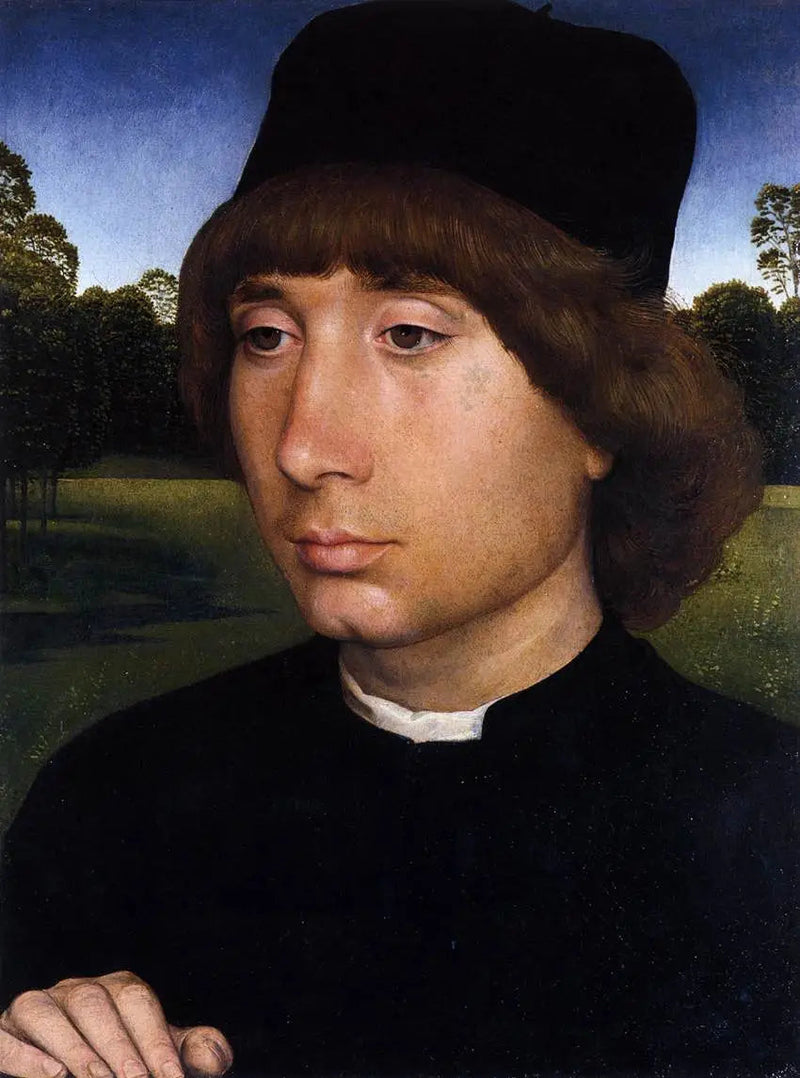 Nuoren miehen muotokuva - Hans Memling