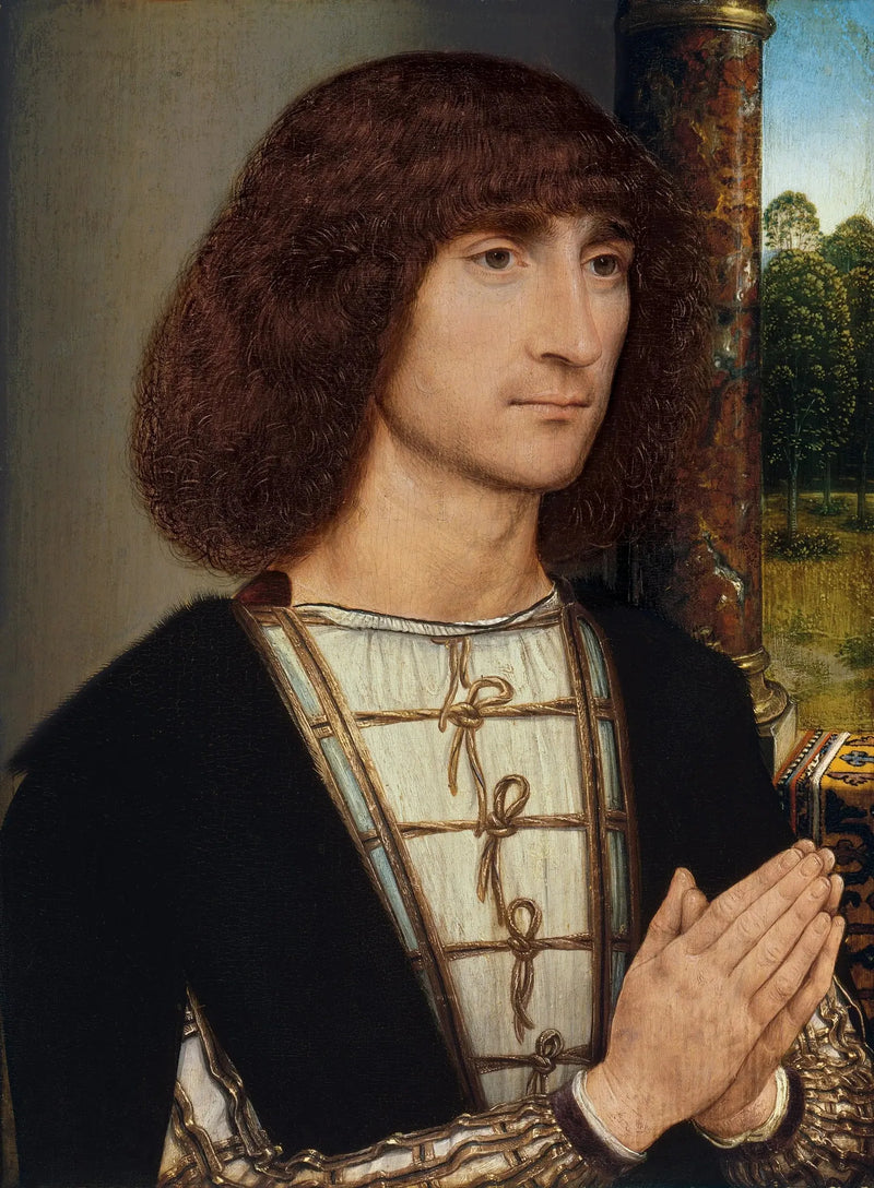 Nuoren miehen muotokuva - Hans Memling