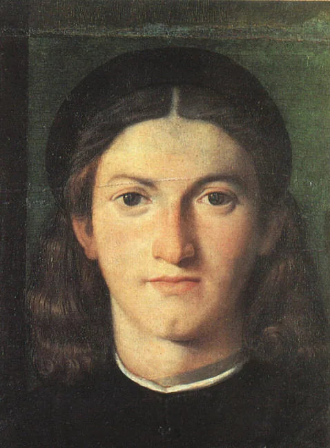 Nuoren miehen muotokuva - Lorenzo Lotto