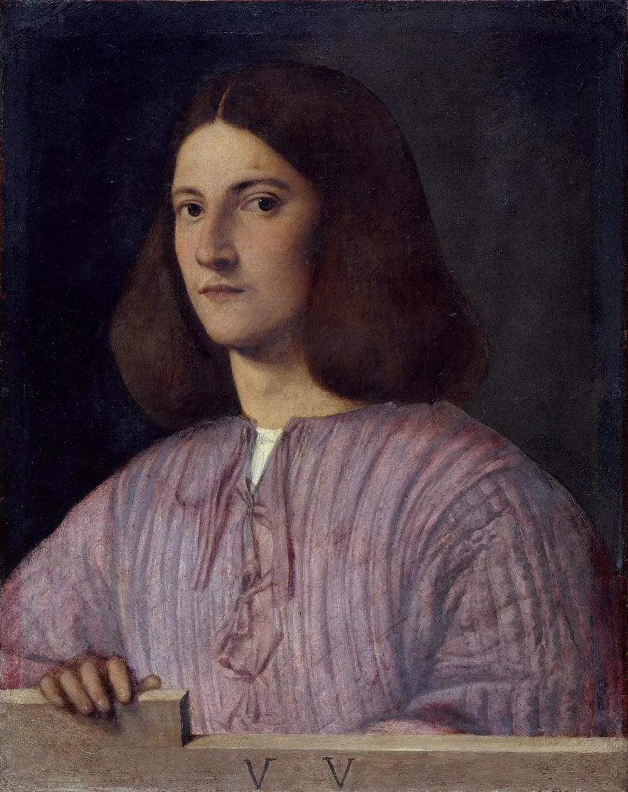 Nuoren miehen muotokuva - Titian