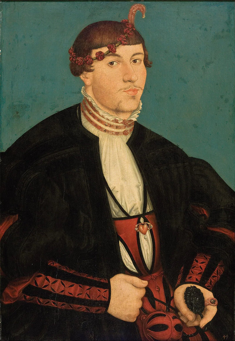 Nuoren aatelisen muotokuva Rava-suvusta - Lucas Cranach vanhempi