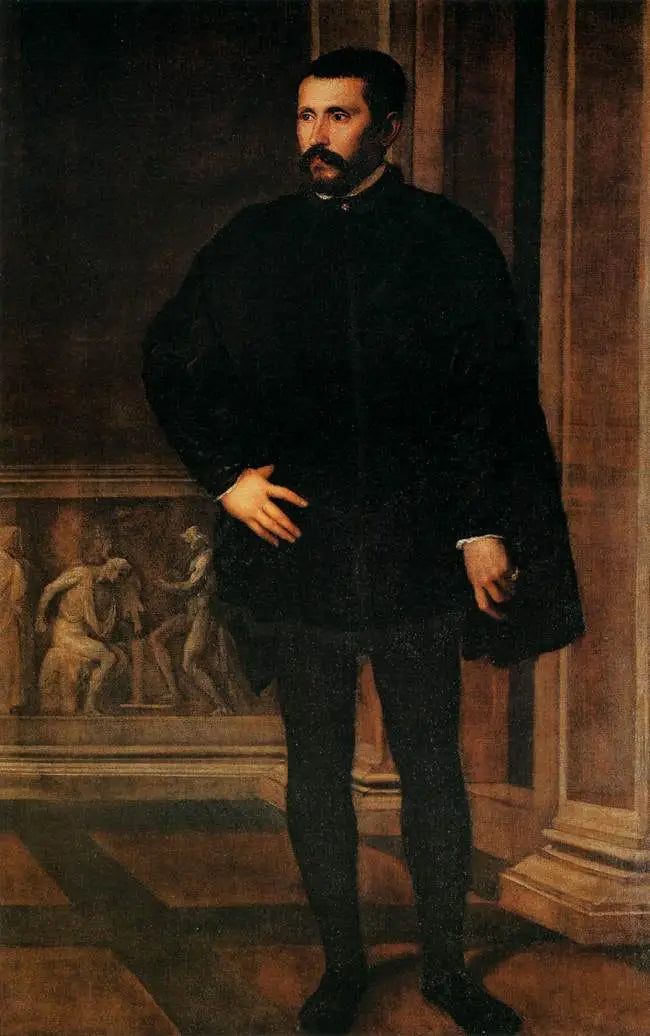 Minerbettin talon jäsenen muotokuva - Titian