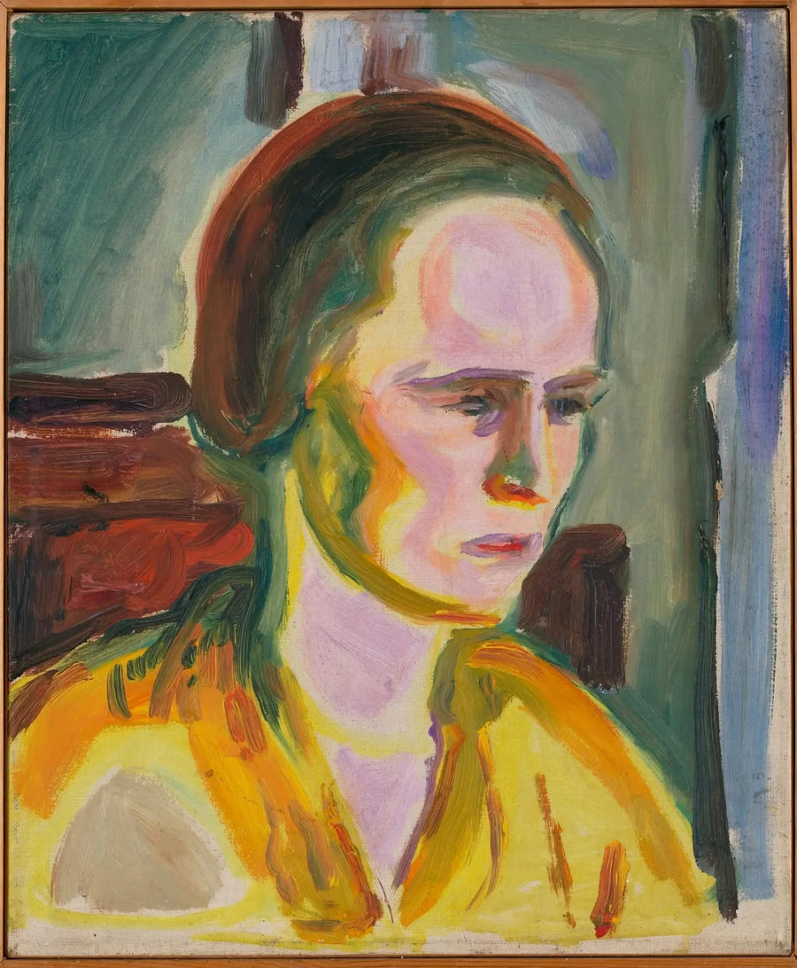 Naisen mallin muotokuva - Edvard Munch