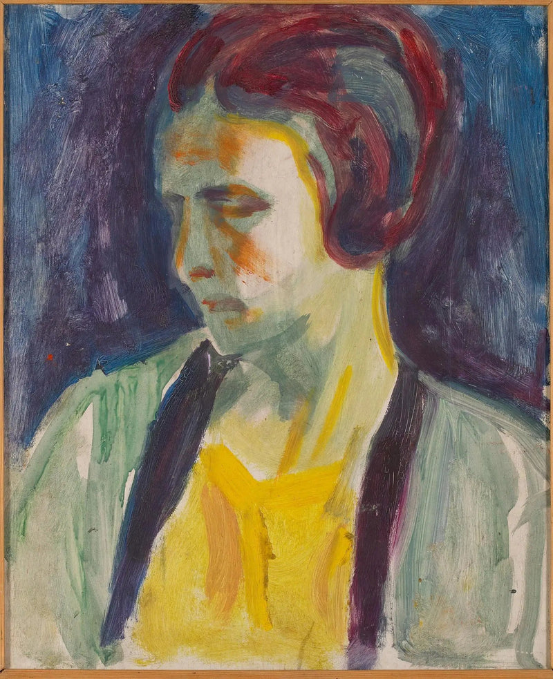 Naisen mallin muotokuva - Edvard Munch