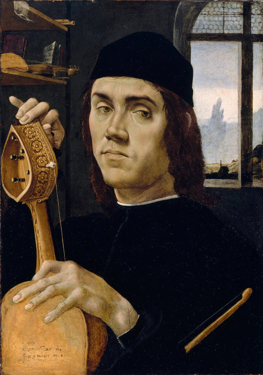 Muusikon muotokuva - Filippino Lippi