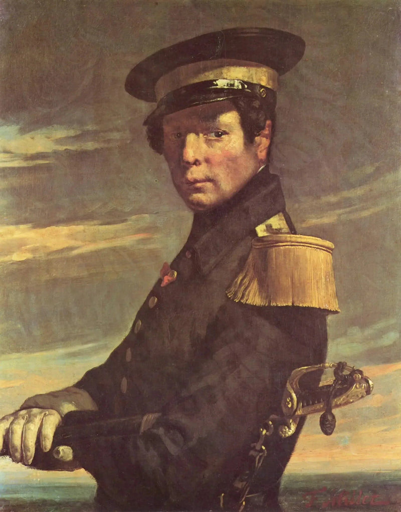Meriupseerin muotokuva - Jean-François Millet