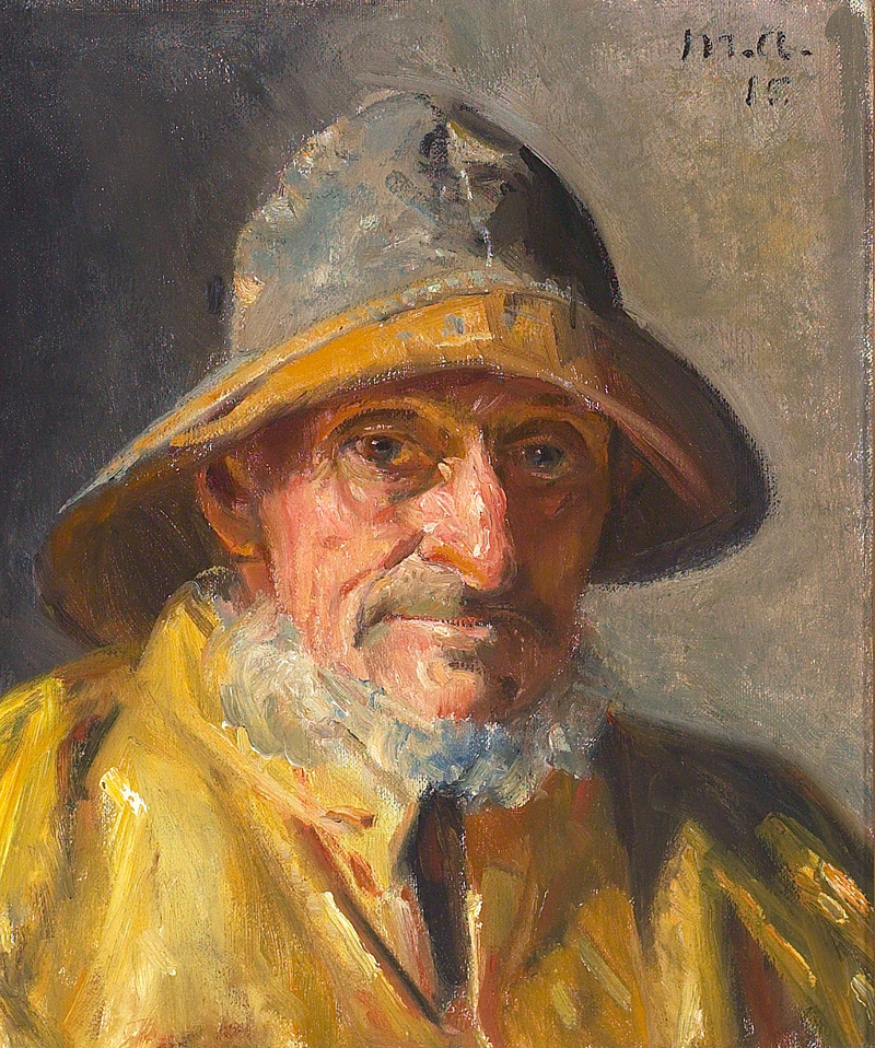 Kalastajan muotokuva. (-15) - Michael Peter Ancher