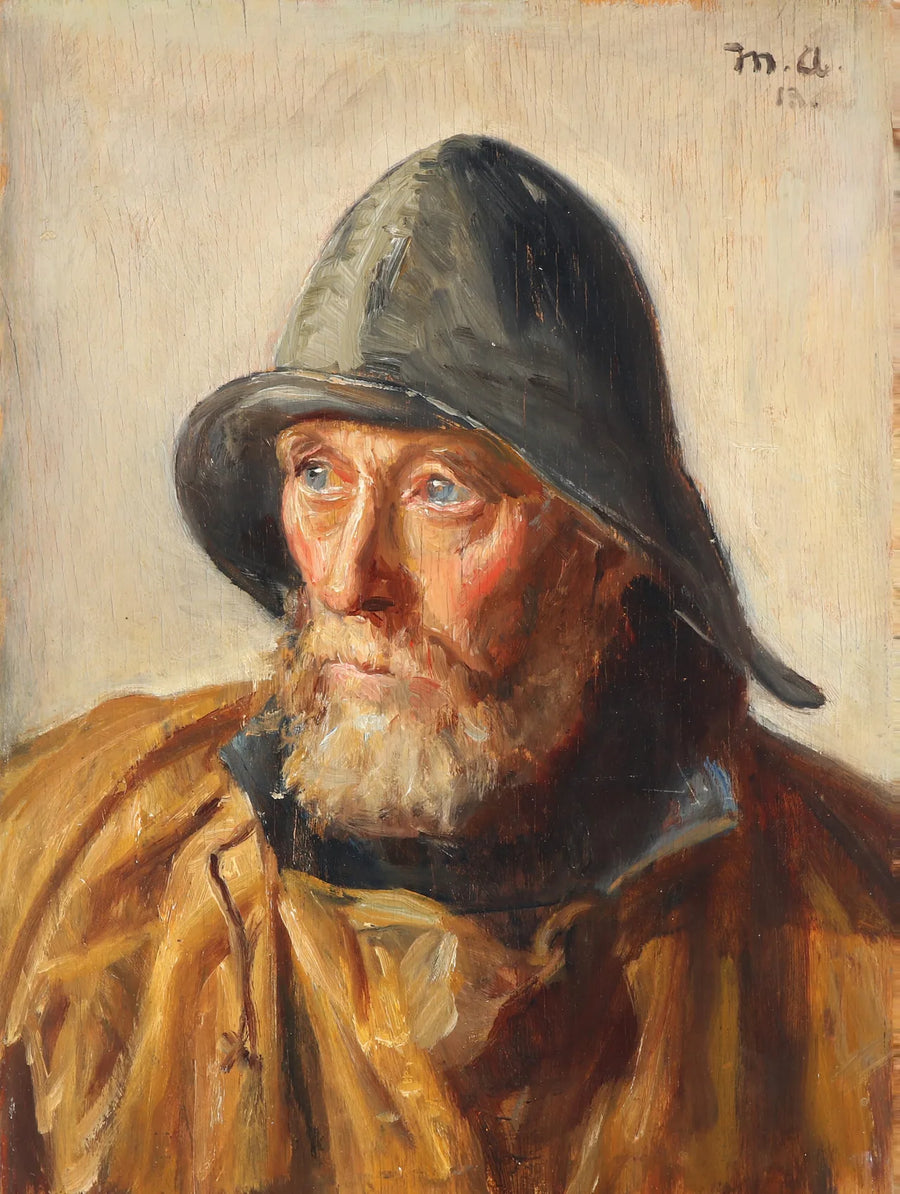 Kalastajan muotokuva (1913). -Michael Peter Ancher