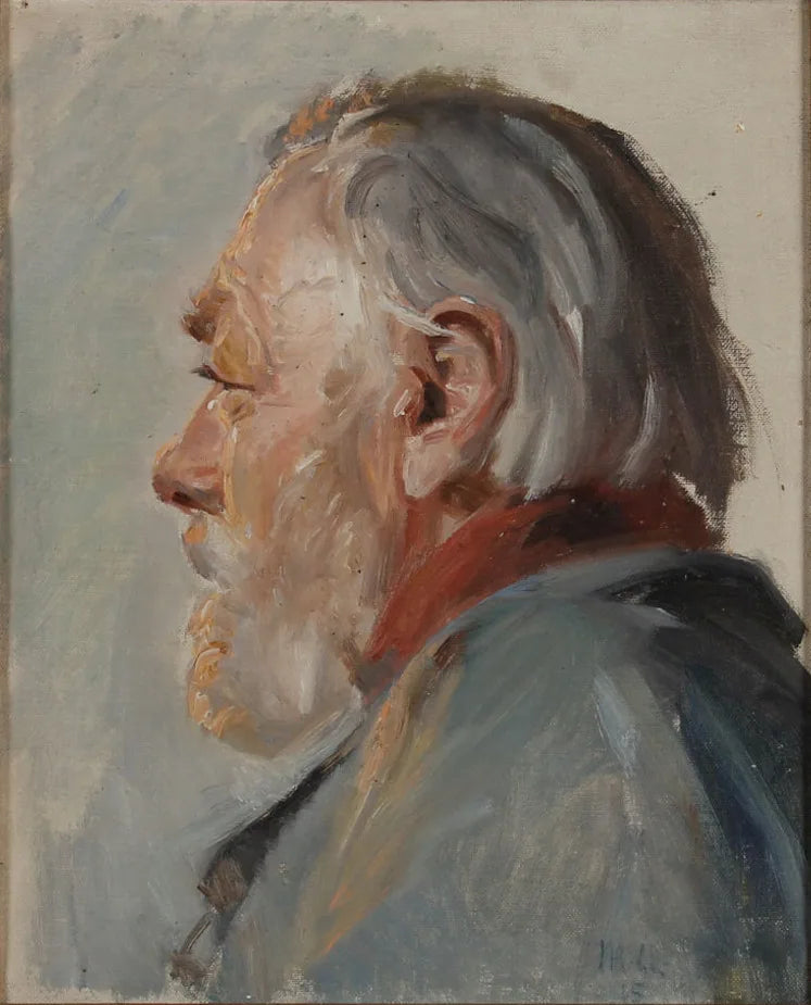 Kalastajan muotokuva. (1915) - Michael Peter Ancher