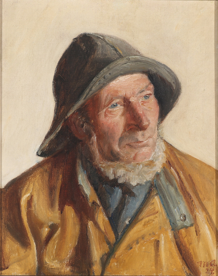 Kalastajan muotokuva. (1924) - Michael Peter Ancher