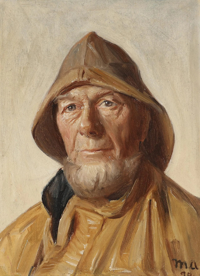 Muotokuva Skagenin kalastajasta. 1890. - Michael Peter Ancher