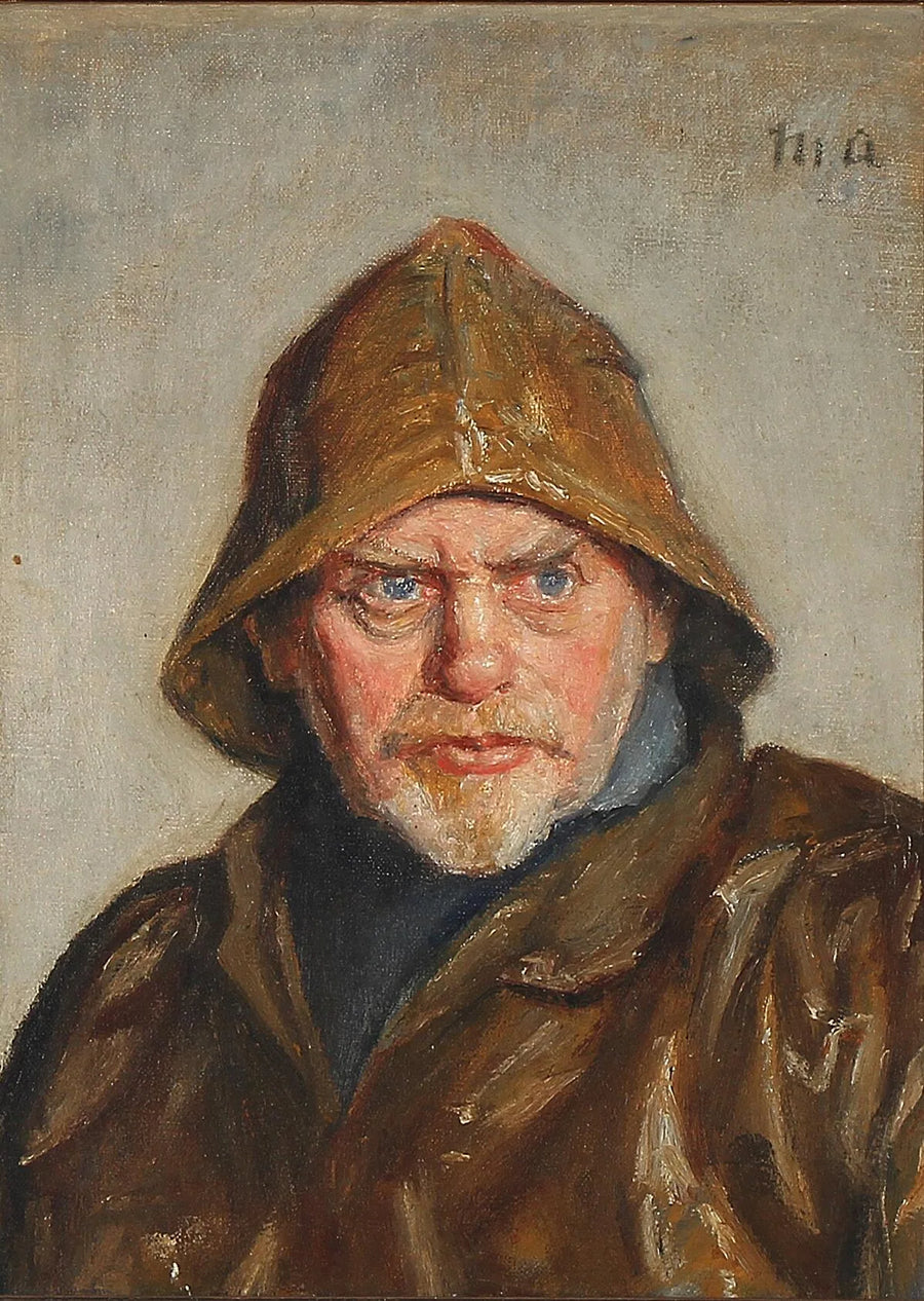 Muotokuva Skagenin kalastajasta. (Hra Ancherin maalaus) - Michael Peter Ancher
