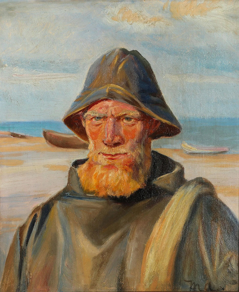 Kalastajan muotokuva - Michael Peter Ancher