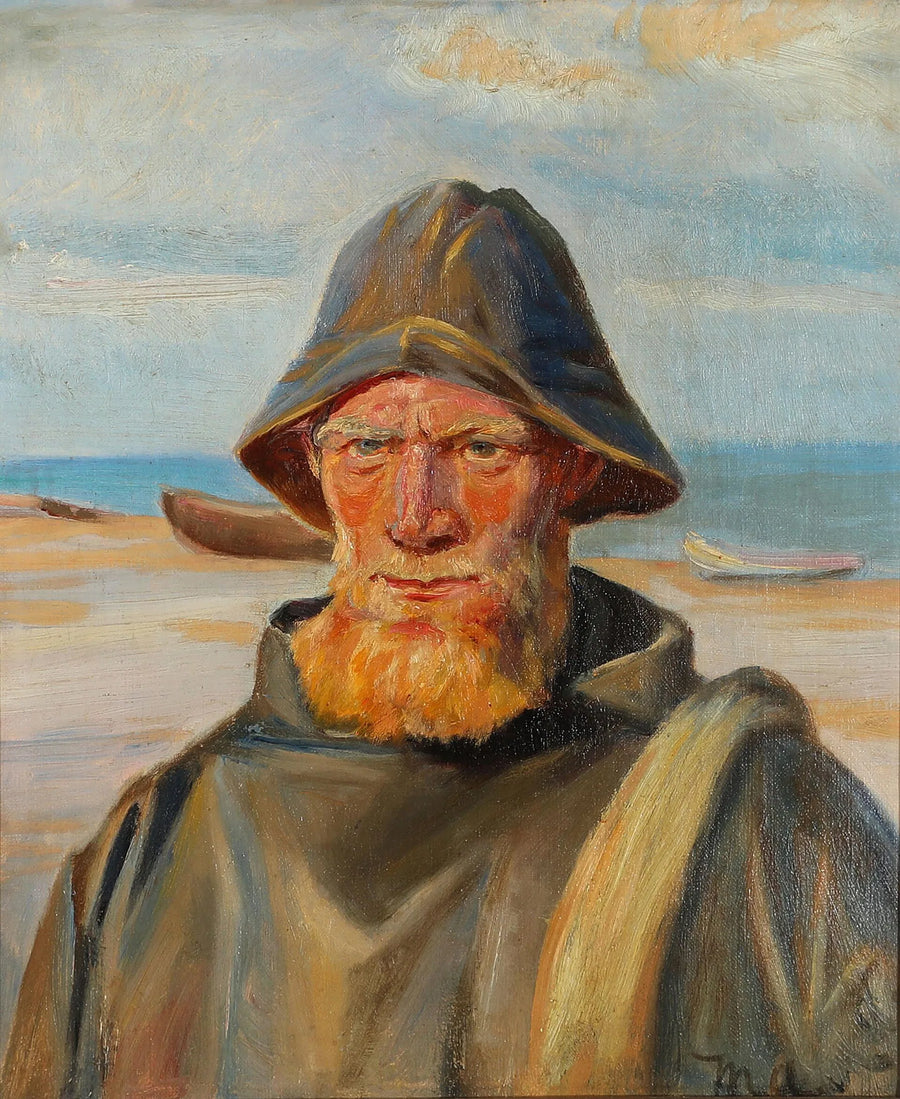 Kalastajan muotokuva - Michael Peter Ancher