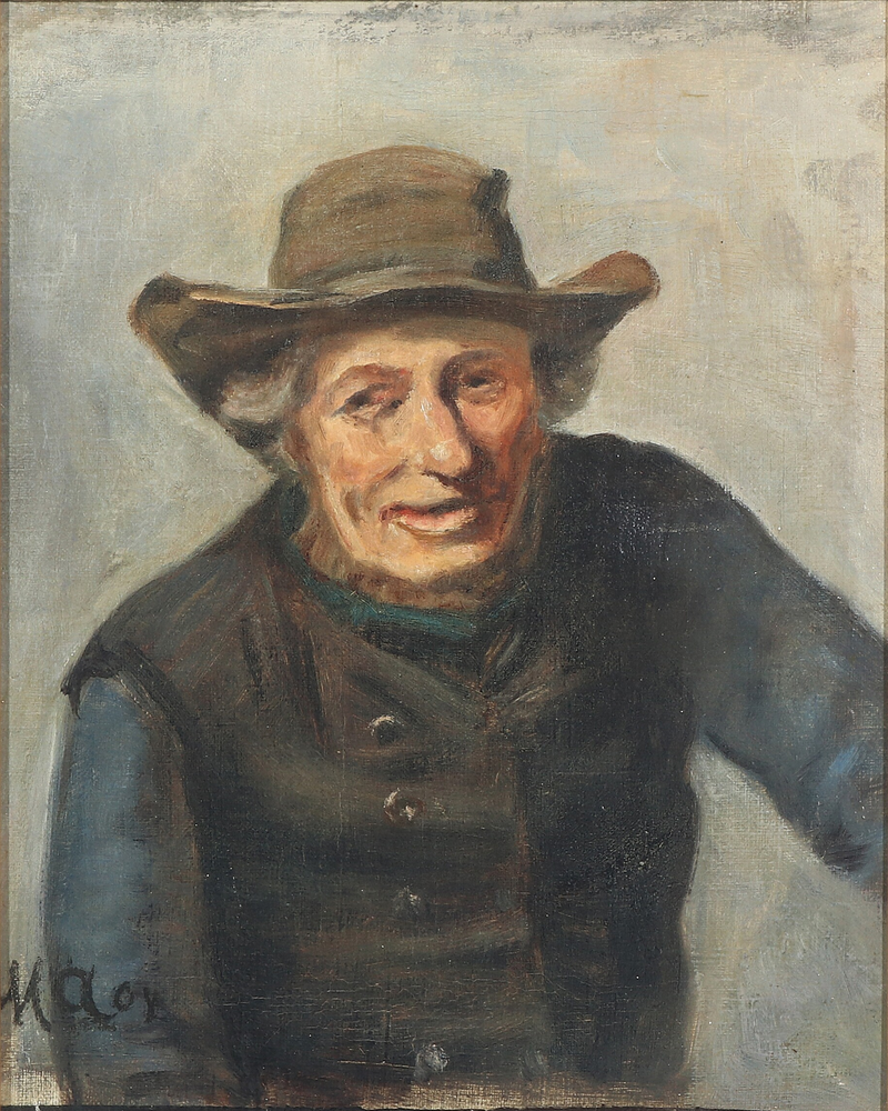 Kalastajan muotokuva. -Michael Peter Ancher
