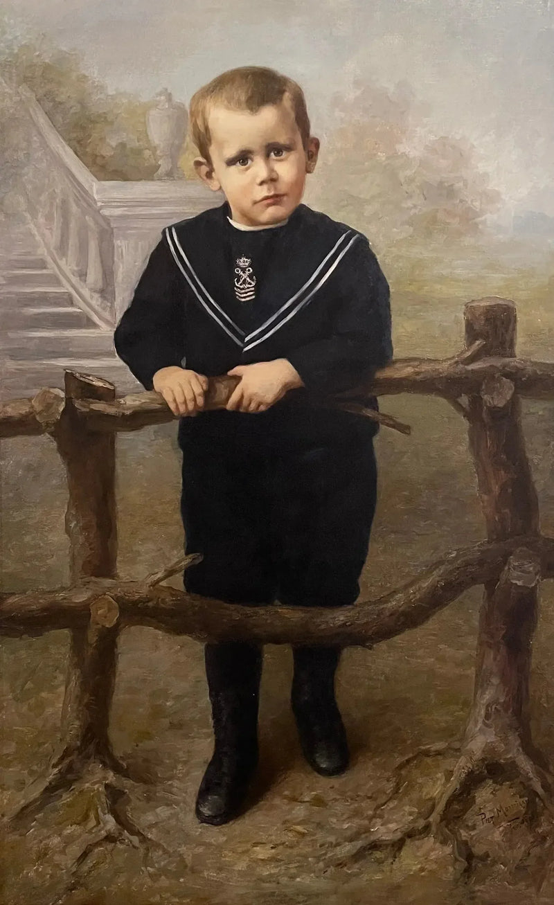 Pienen pojan muotokuva - Piet Mondrian