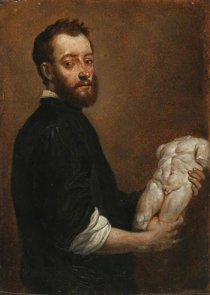 Muotokuva veistäjästä (Allesandro Vittoria) (Giovanni Battista Moronin mukaan) - David Teniers nuorempi