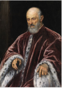Välimeren senaattorin muotokuva - Jacopo Tintoretto