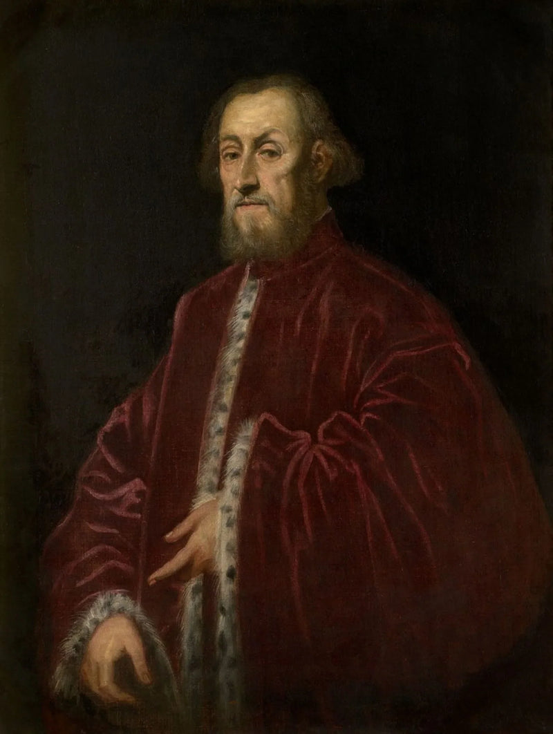 Välimeren senaattorin muotokuva - Jacopo Tintoretto