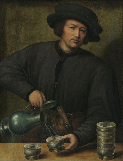 Viinilaskijan muotokuva - Joos van Cleve