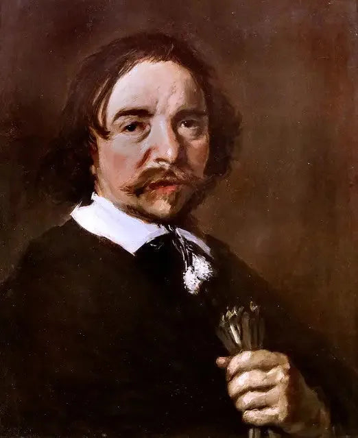 Muotokuva vanhasta miehestä synkällä ilmeellä - Frans Hals