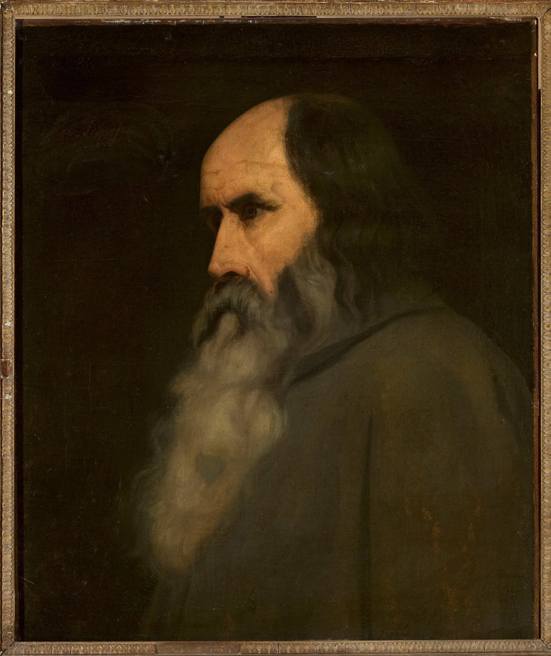 Muotokuva vanhasta miehestä (Berthold Schwarz?) - Ary Scheffer