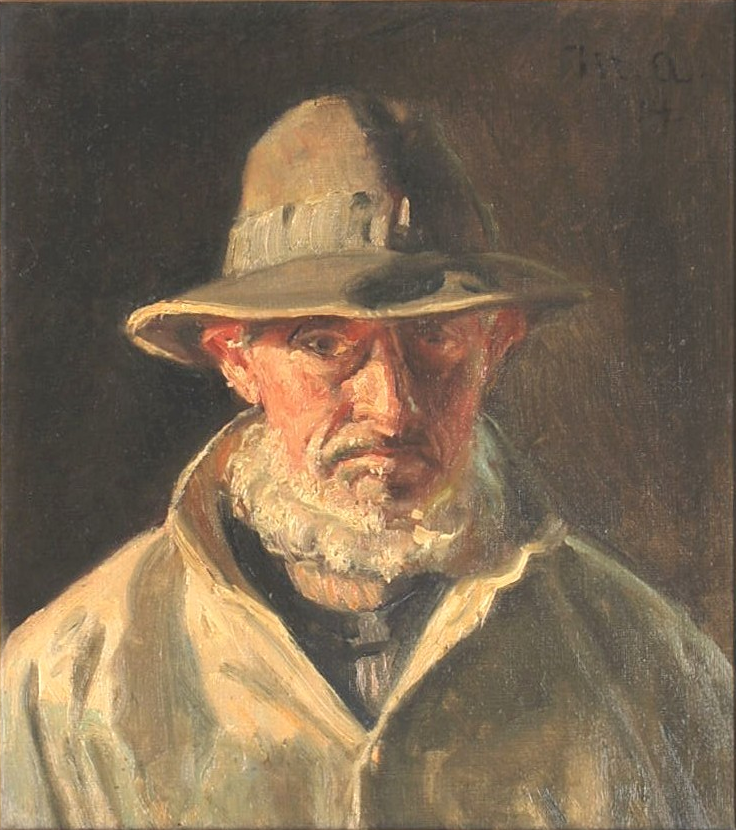 Skagenin vanhan miehen muotokuva. - Michael Peter Ancher