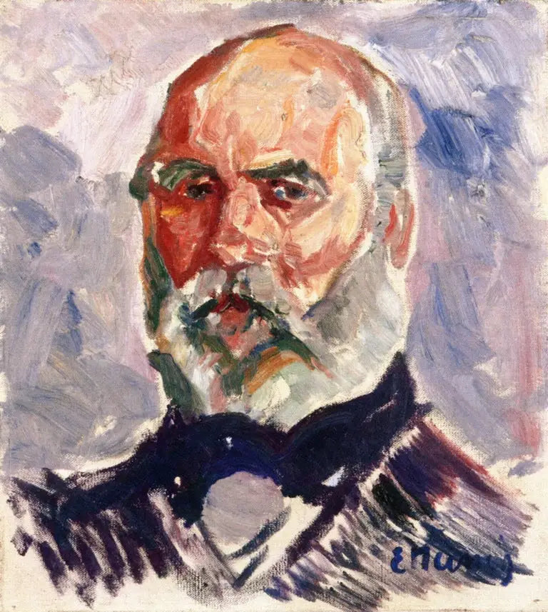 Vanhan miehen muotokuva - Edvard Munch